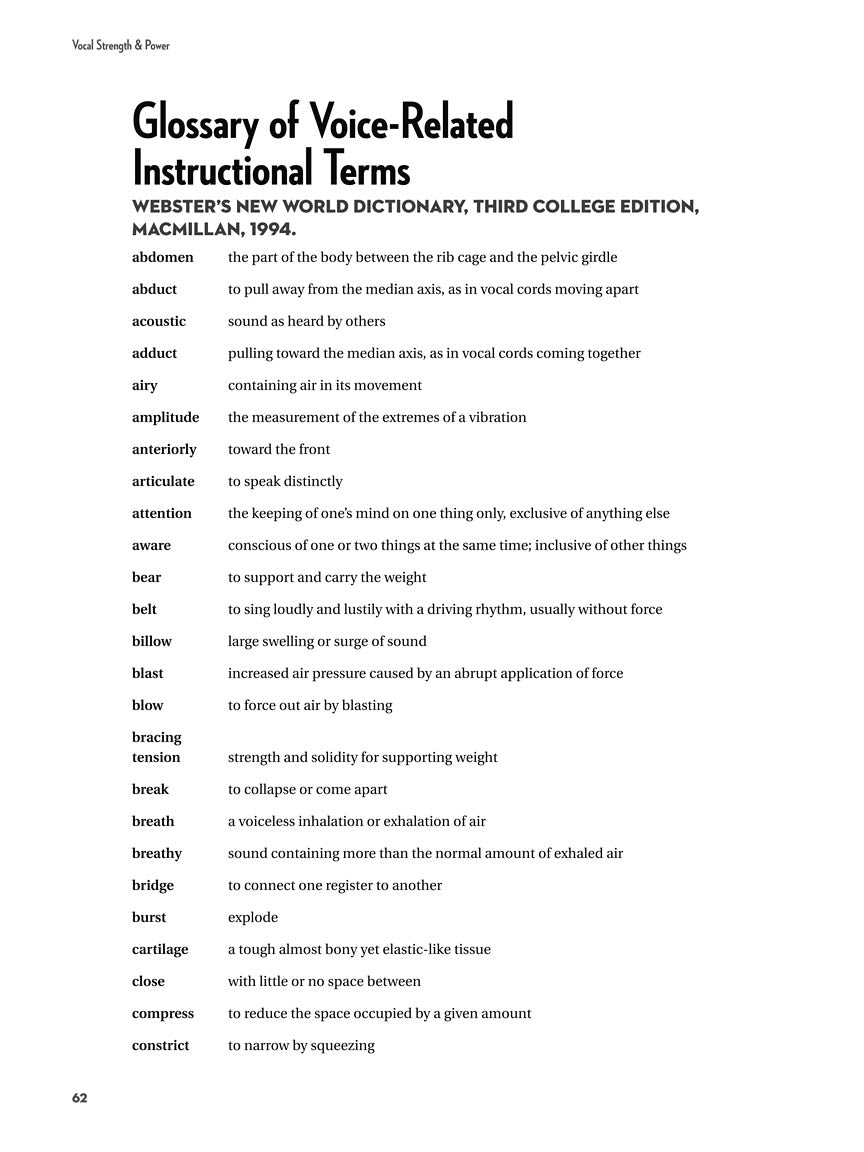 Vocal Strength & Power