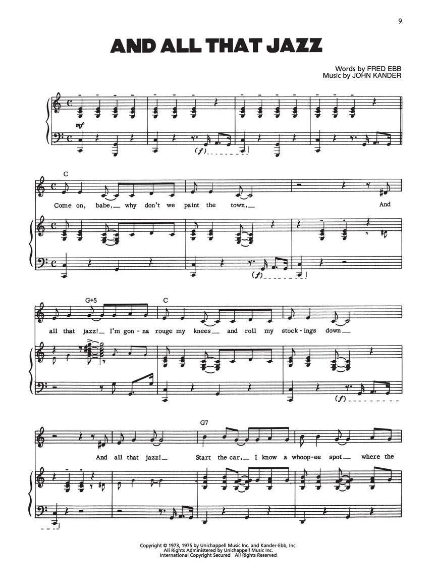 Chicago - Vocal Selections