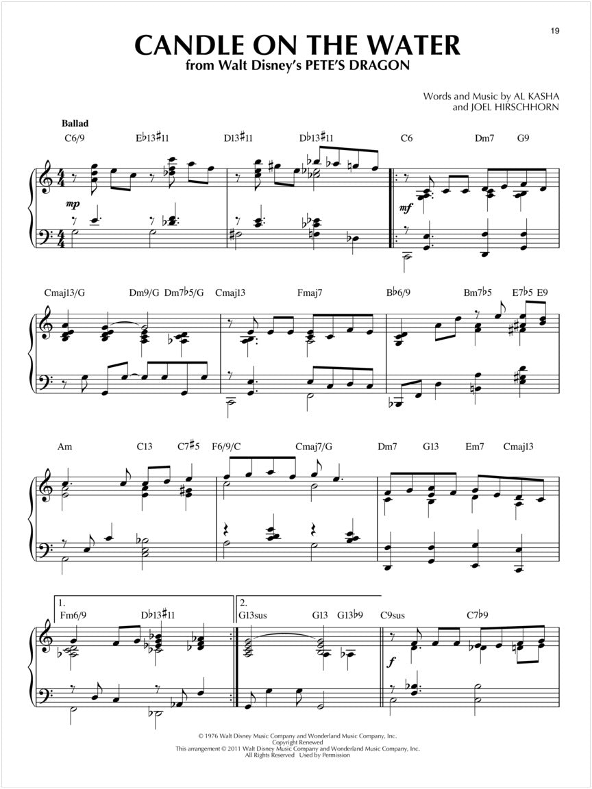 Disney - Jazz Piano Solos Series Vol. 16