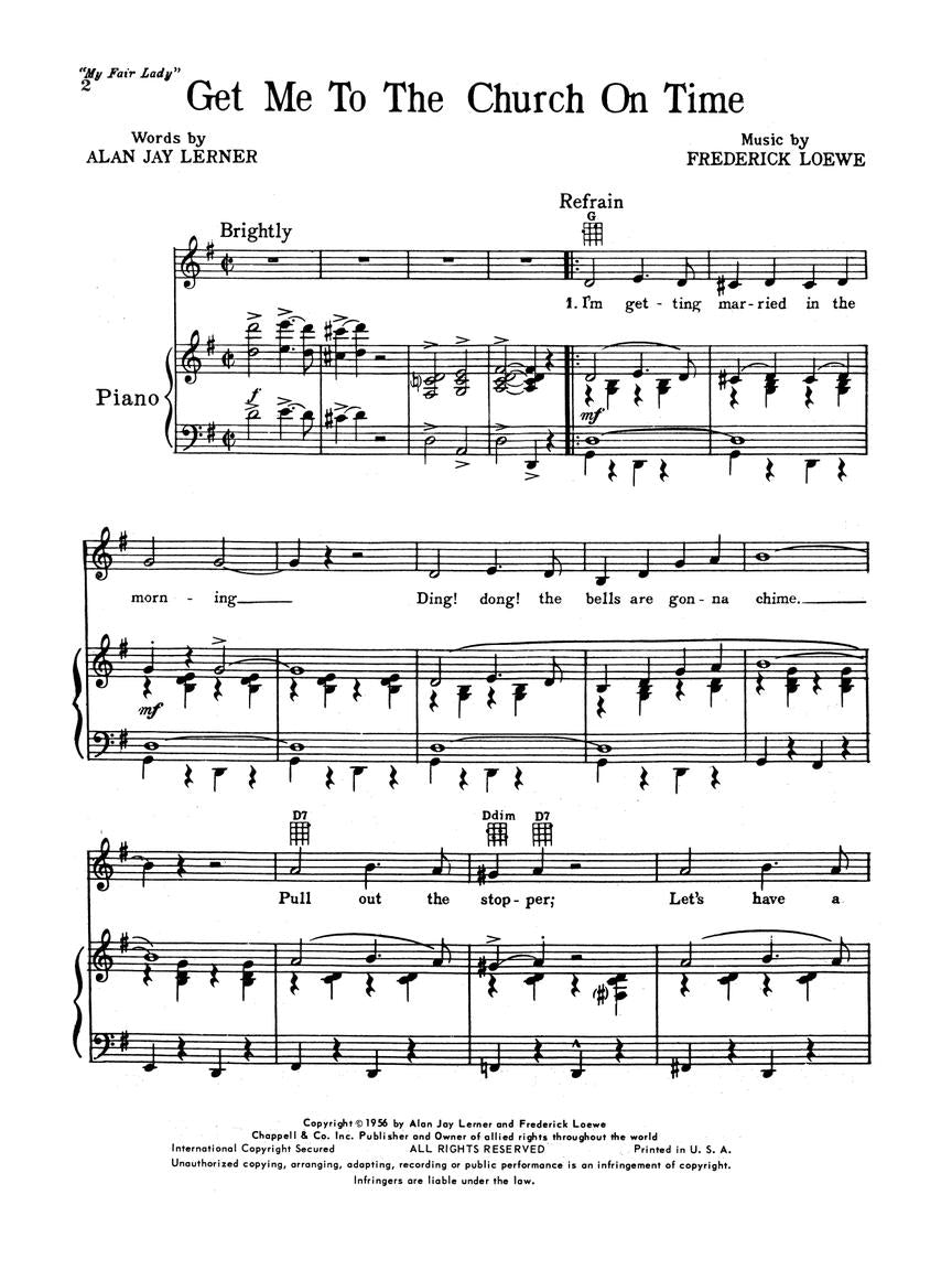 My Fair Lady - Vocal Selections