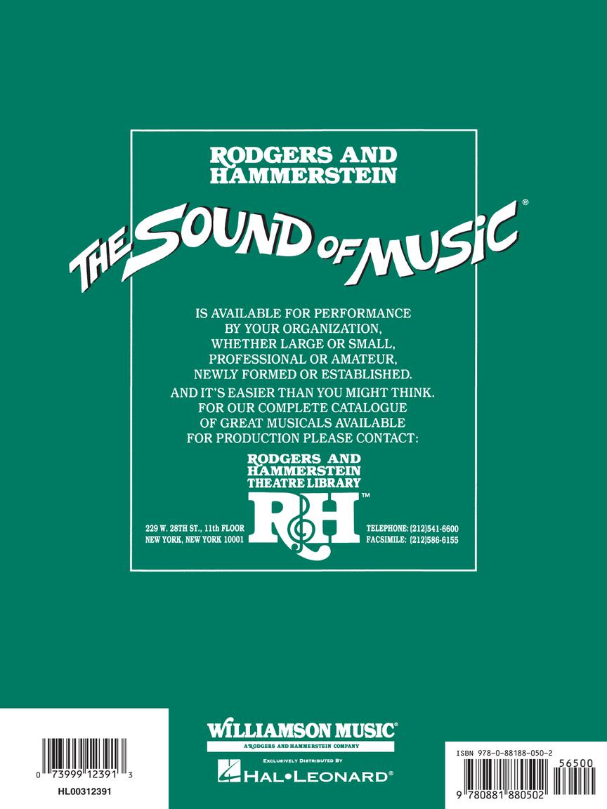 Sound of Music, The - Vocal Score