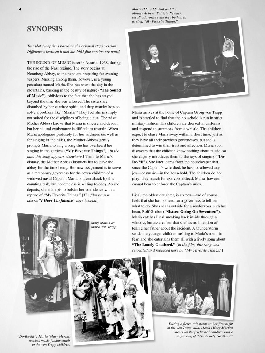 Sound of Music - Revised Vocal Selections