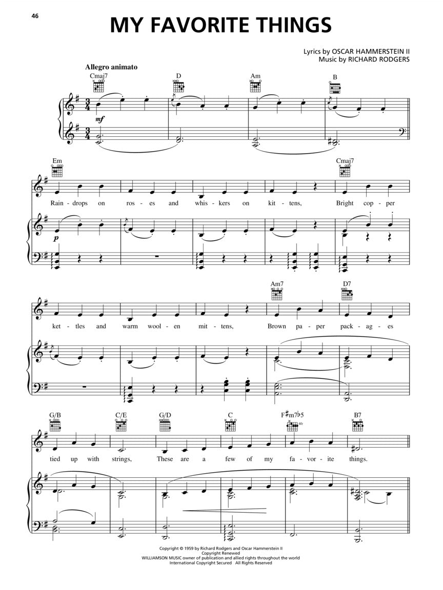 Sound of Music - Revised Vocal Selections