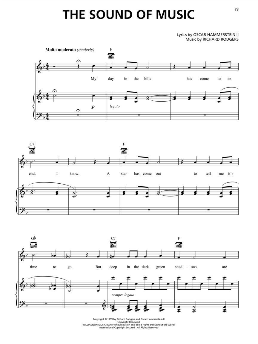 Sound of Music - Revised Vocal Selections