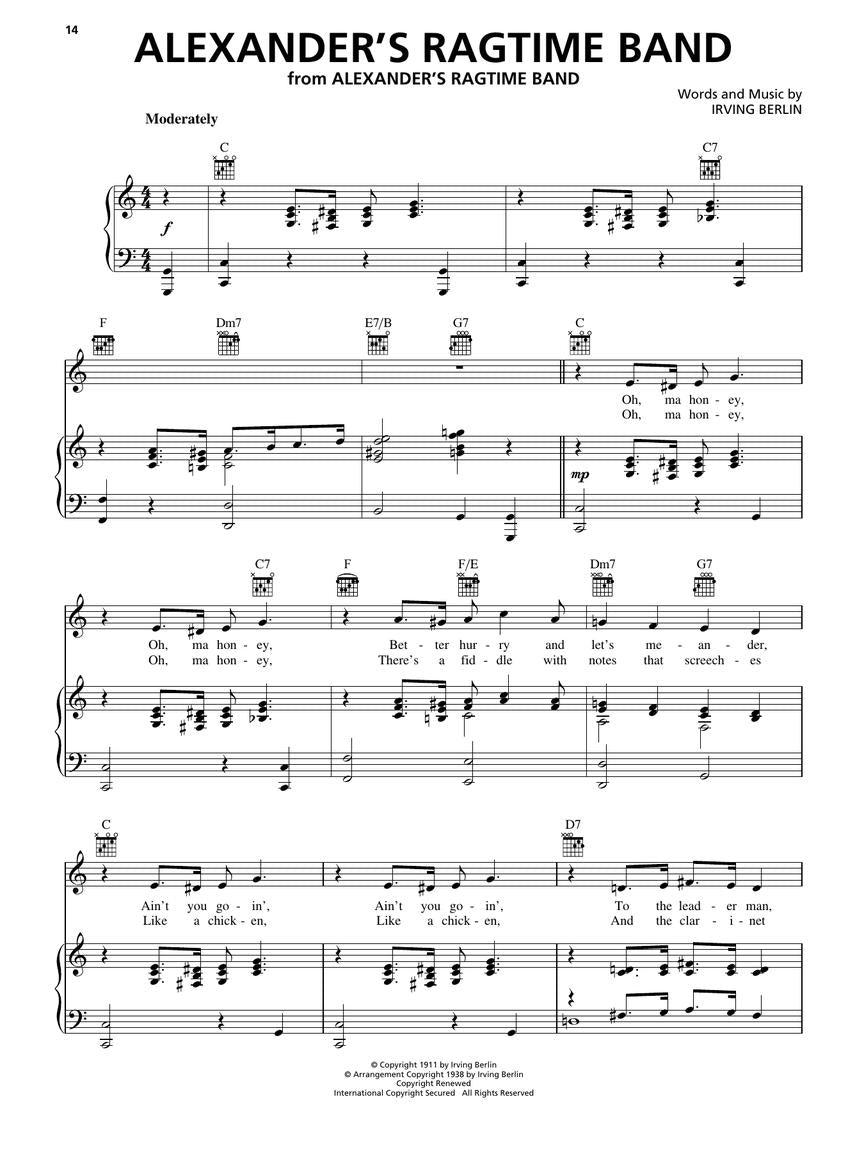 Berlin Irving Berlin Anthology 2nd Edition