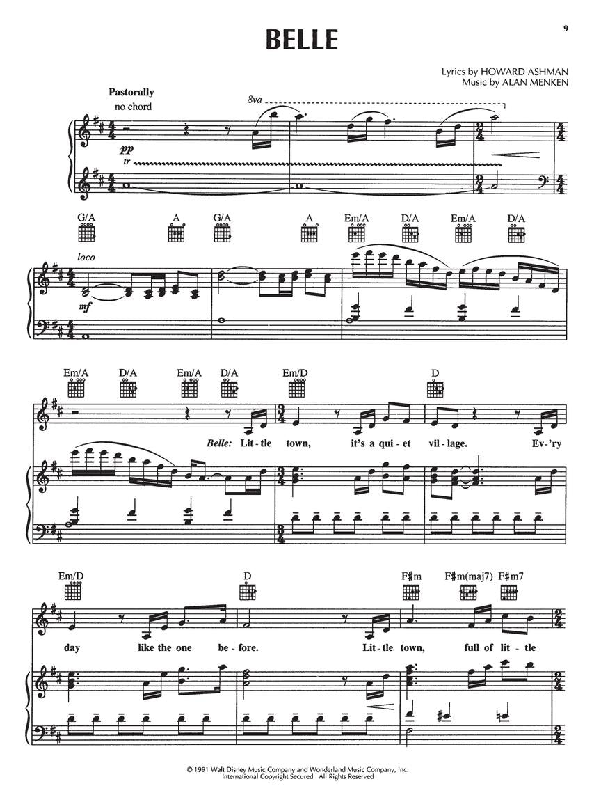 Menken: Beauty and the Beast, The Broadway Musical (Vocal Selections)