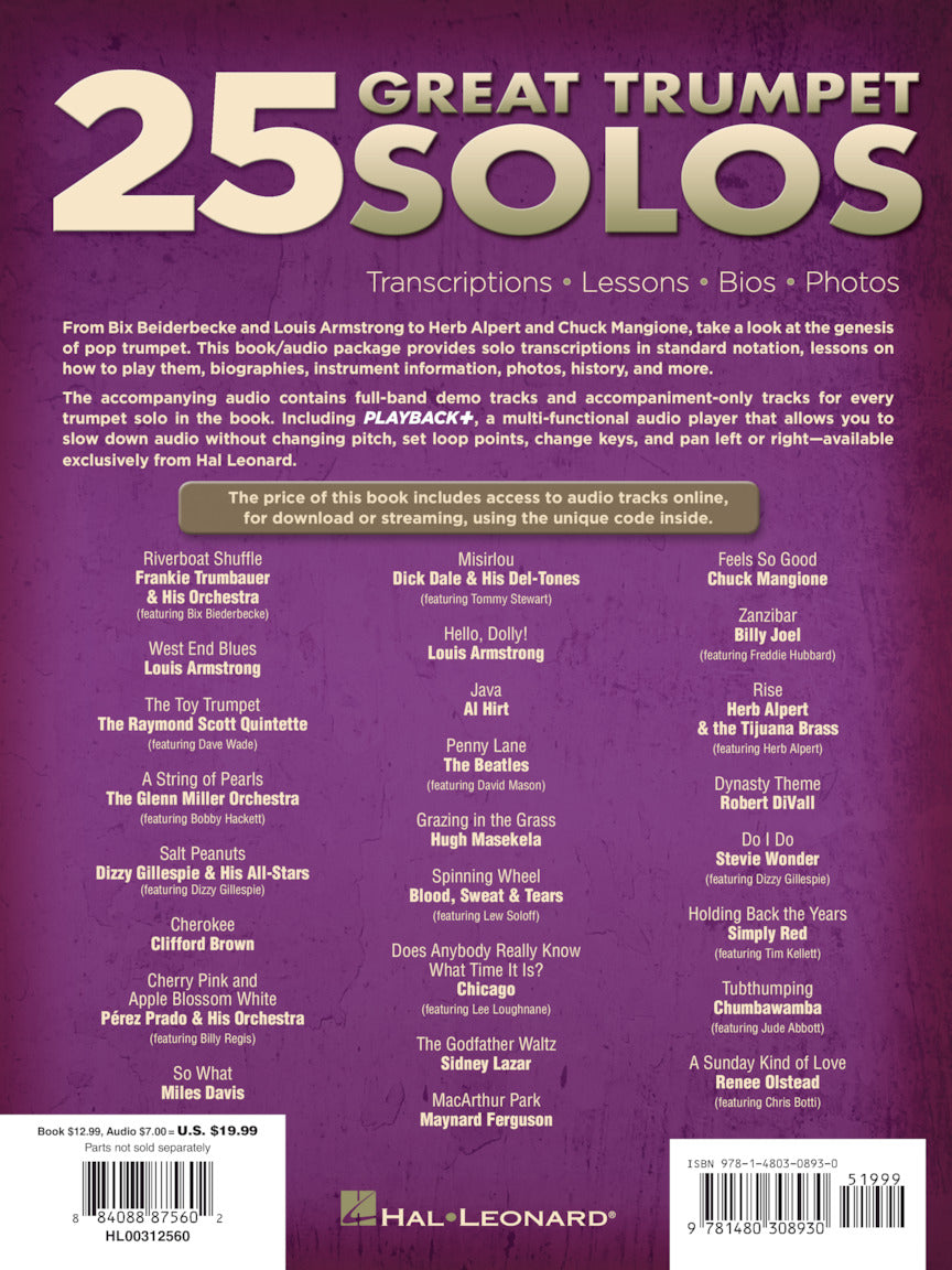 Twenty-Five Great Trumpet Solos