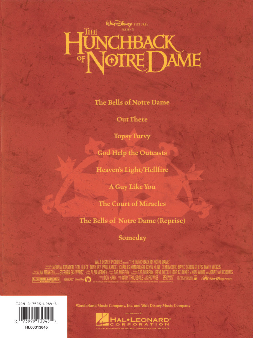 Menken/Schwartz: The Hunchback of Notre Dame (Vocal Collection)