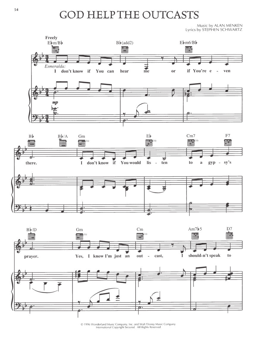 Menken/Schwartz: The Hunchback of Notre Dame (Vocal Collection)