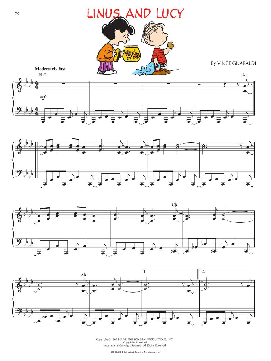 Peanuts® Illustrated Songbook - Piano Solo