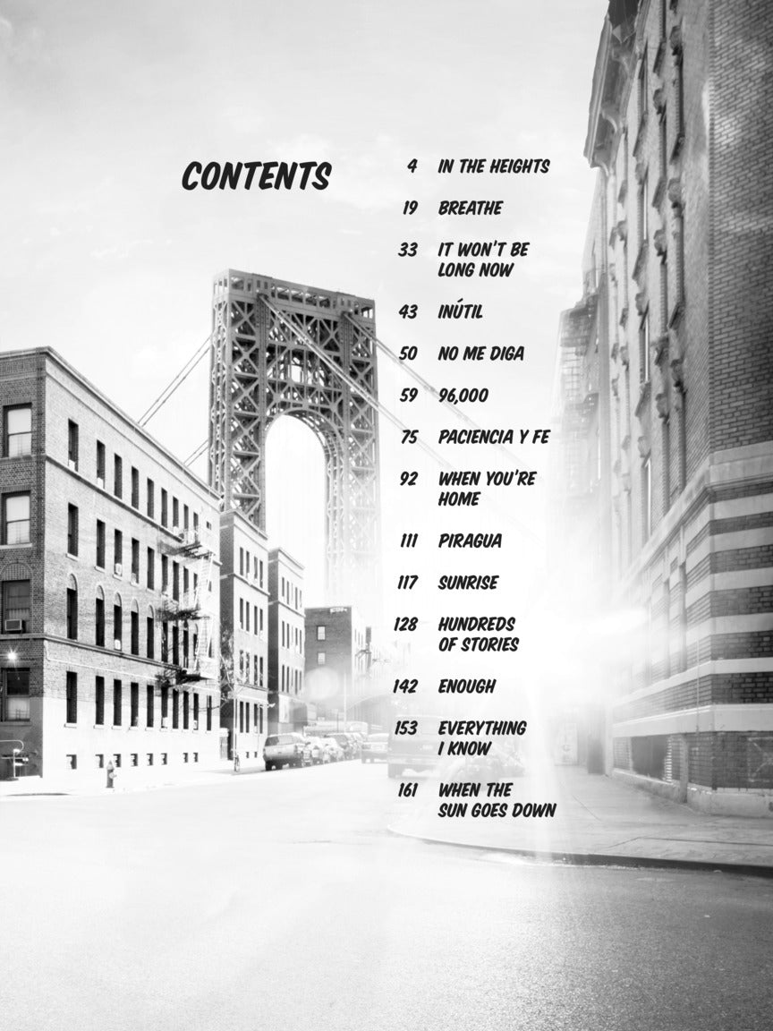 In the Heights - Piano/Vocal Selections