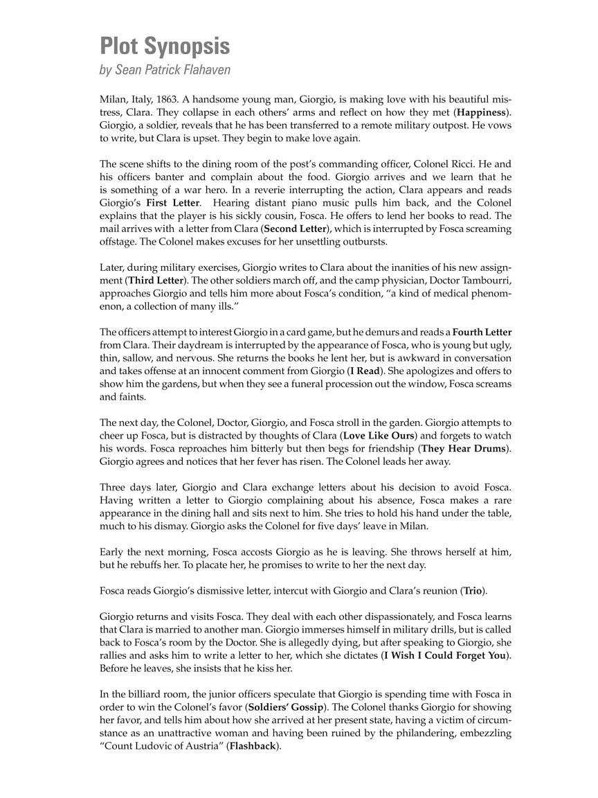 Sondheim Passion - Vocal Selections, Revised Edition