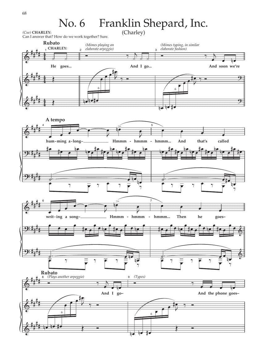 Merrily We Roll Along - Revised Vocal Score