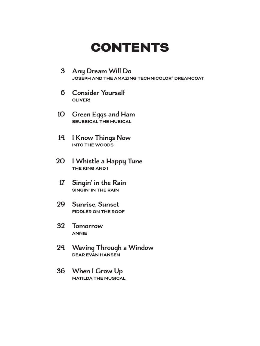 Broadway Favorites for Beginning Piano Solo