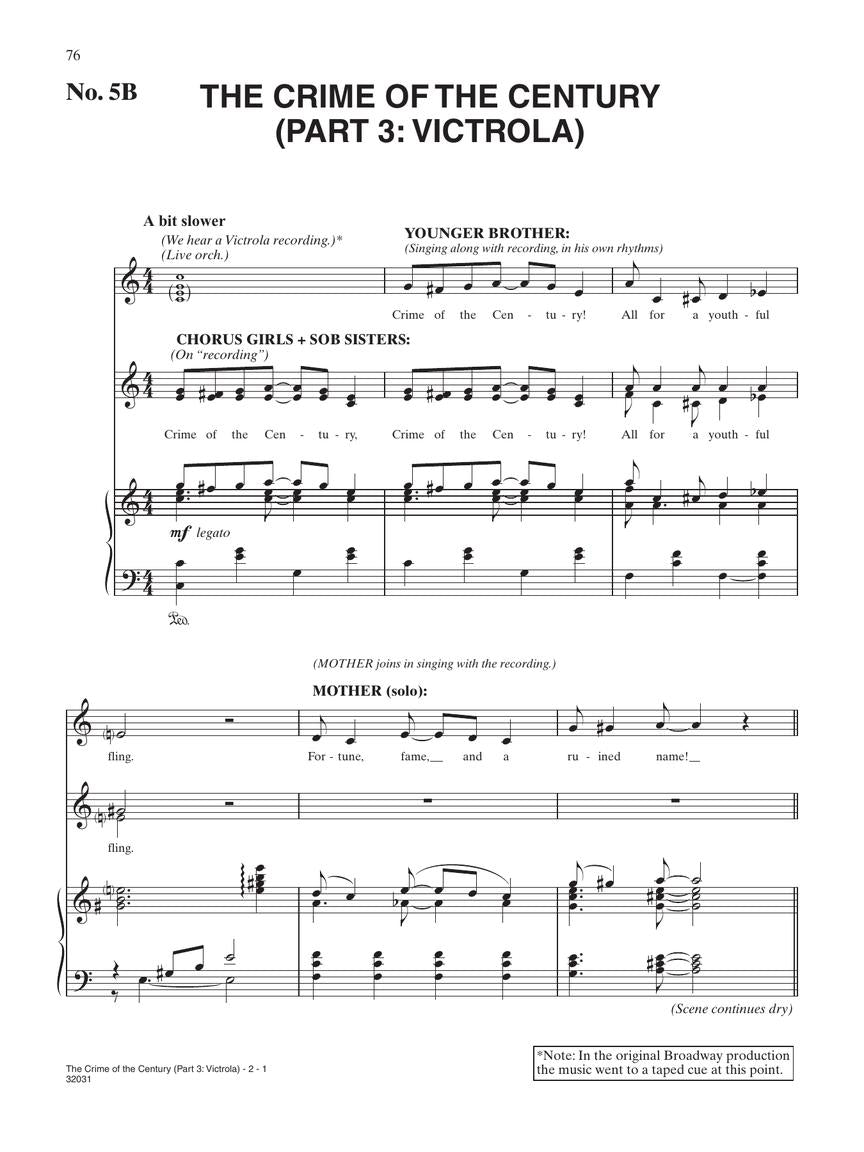 Ragtime the Musical - Vocal Score (Complete)