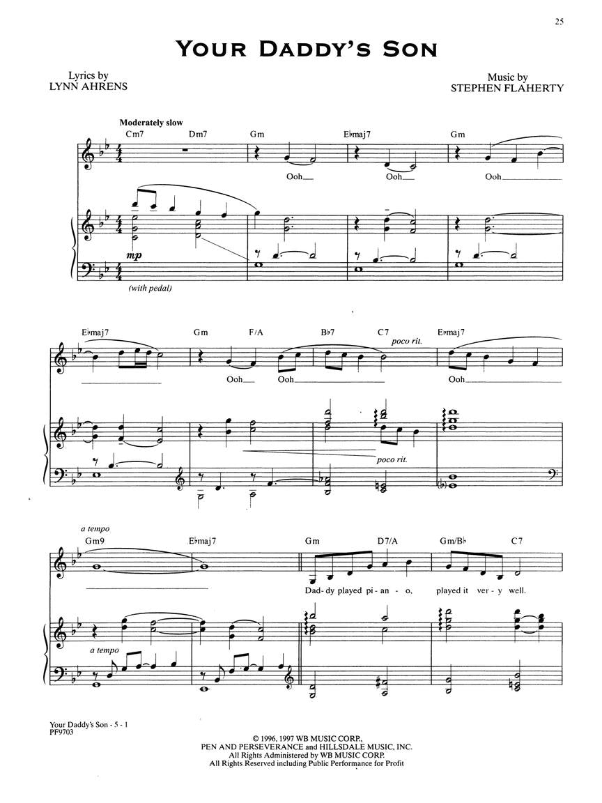 Ragtime - Vocal Selections