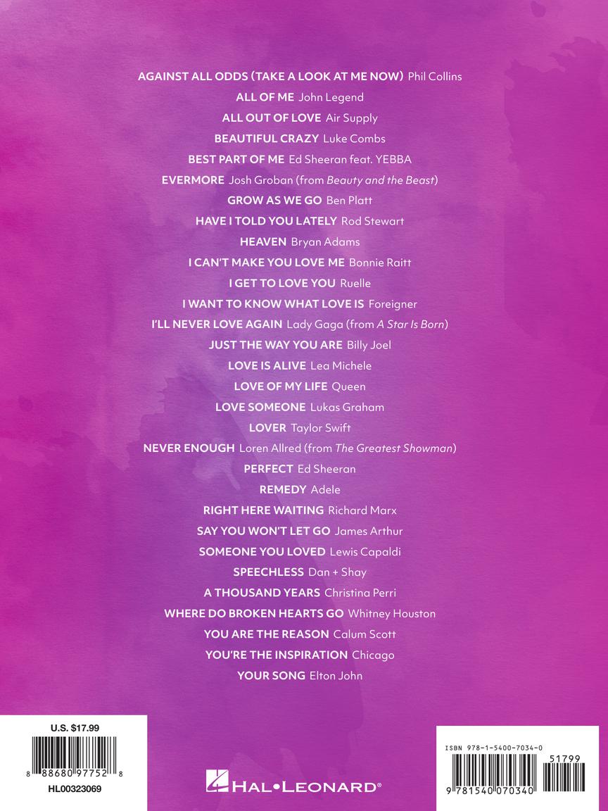 Love Ballads - P/V/G