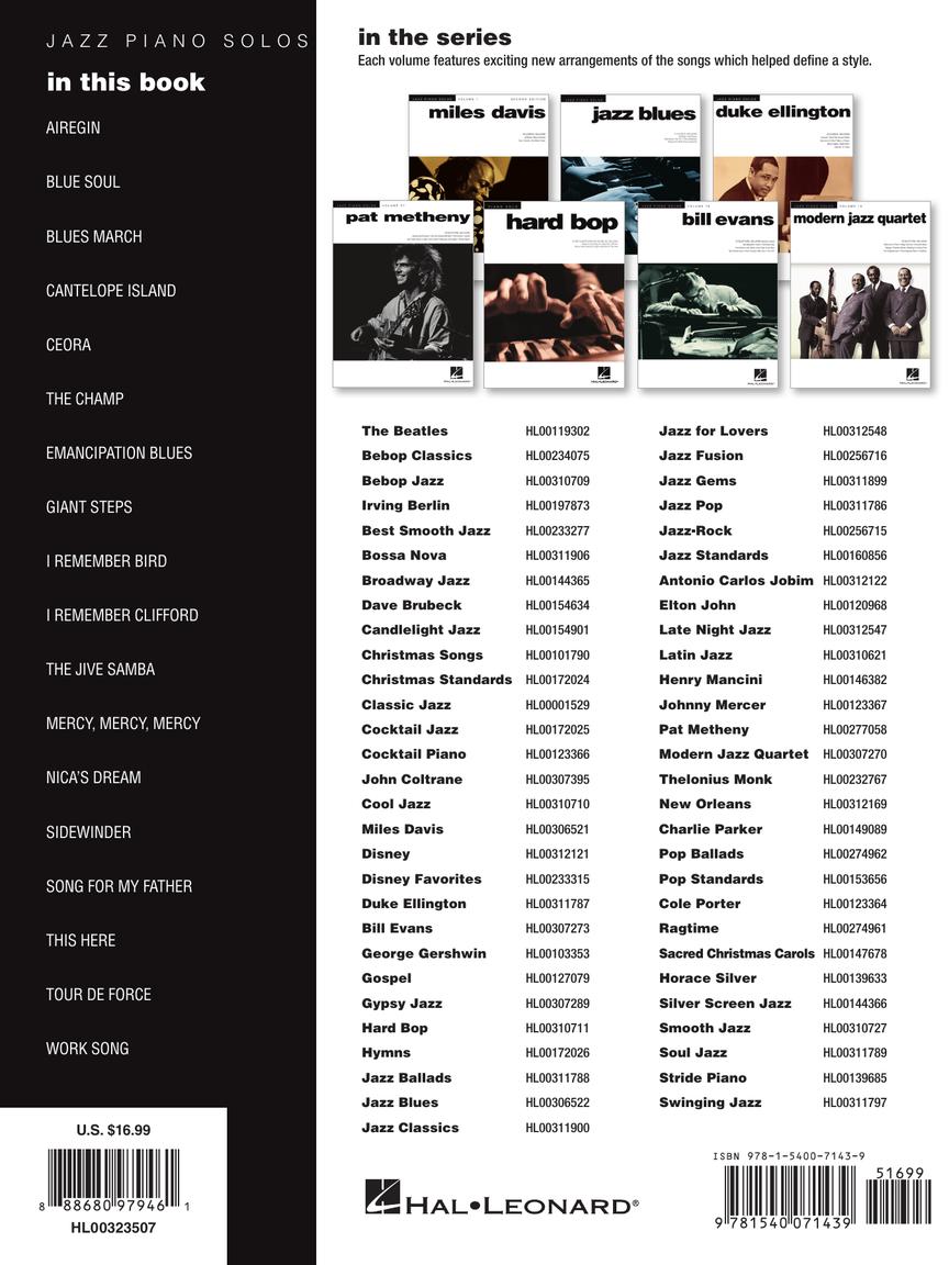 Hard Bop - Jazz Piano Solos, Vol. 6