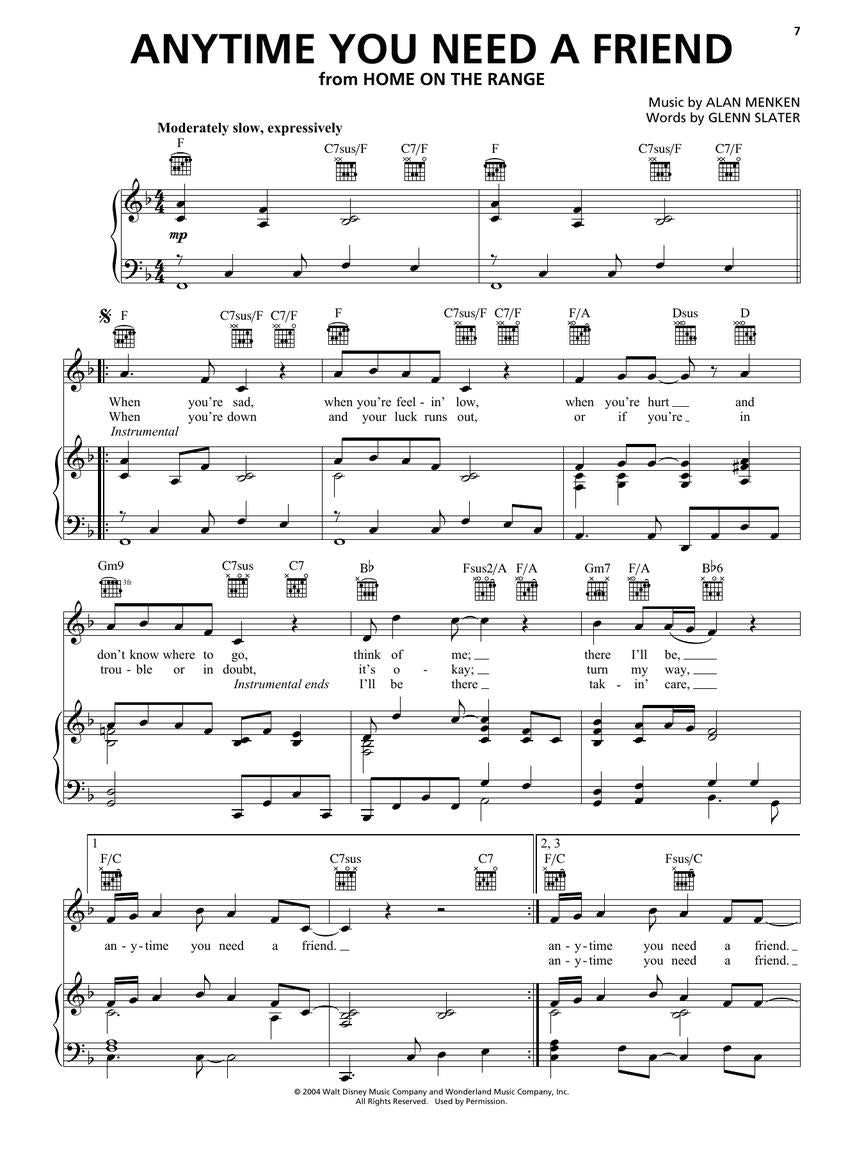 Menken: Alan Menken Songbook – 2nd Edition