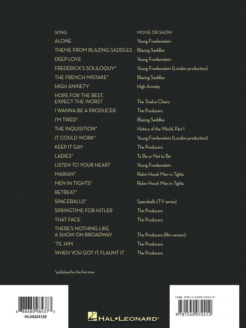 Brooks Songbook 23 Songs from Movies and Shows