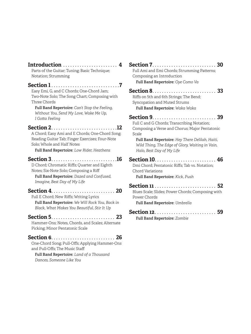 Modern Band Method – Guitar, Book 1
