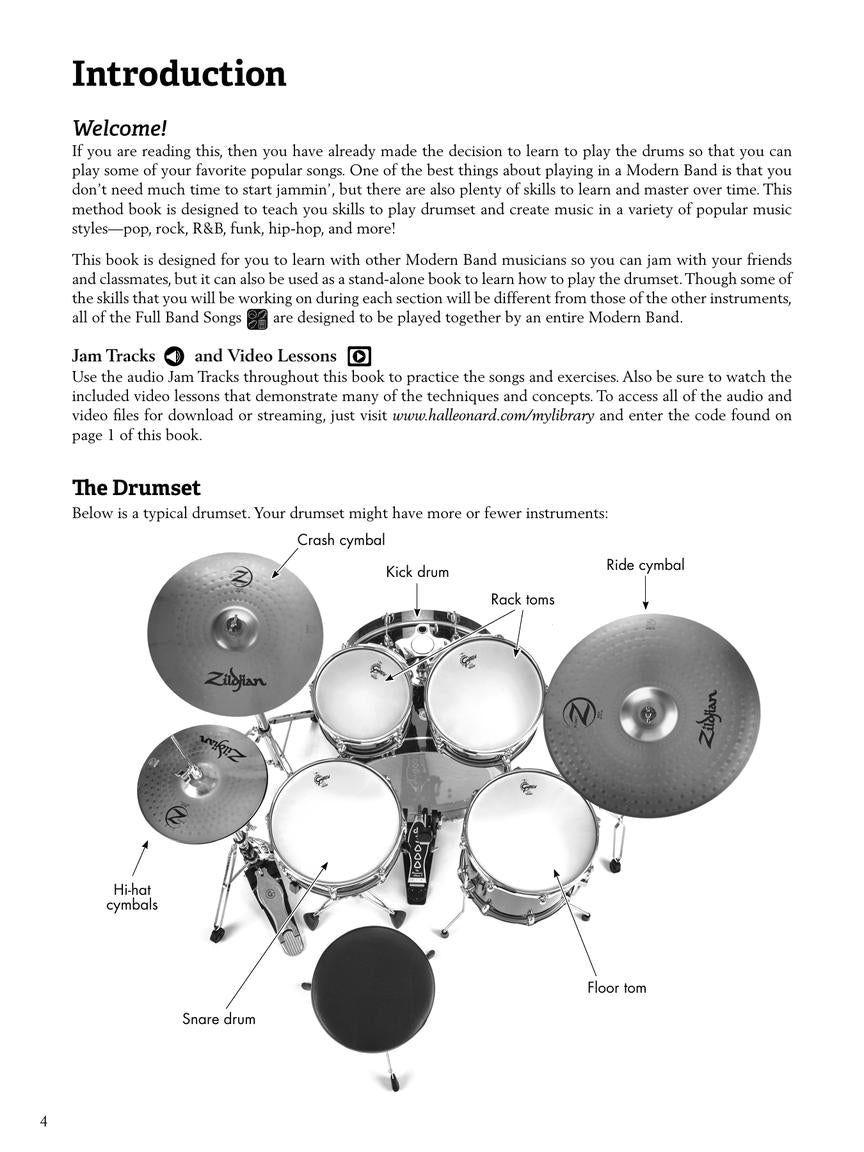 Modern Band Method – Drums, Book 1