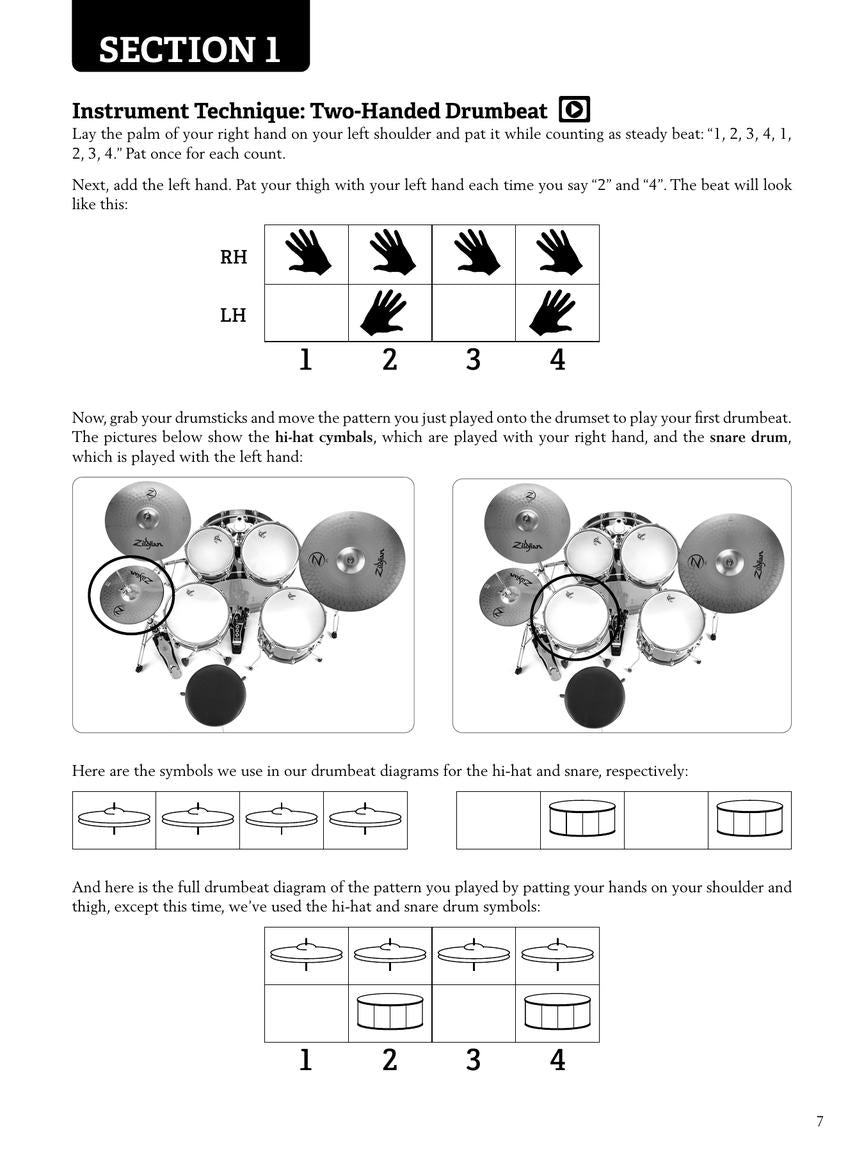 Modern Band Method – Drums, Book 1