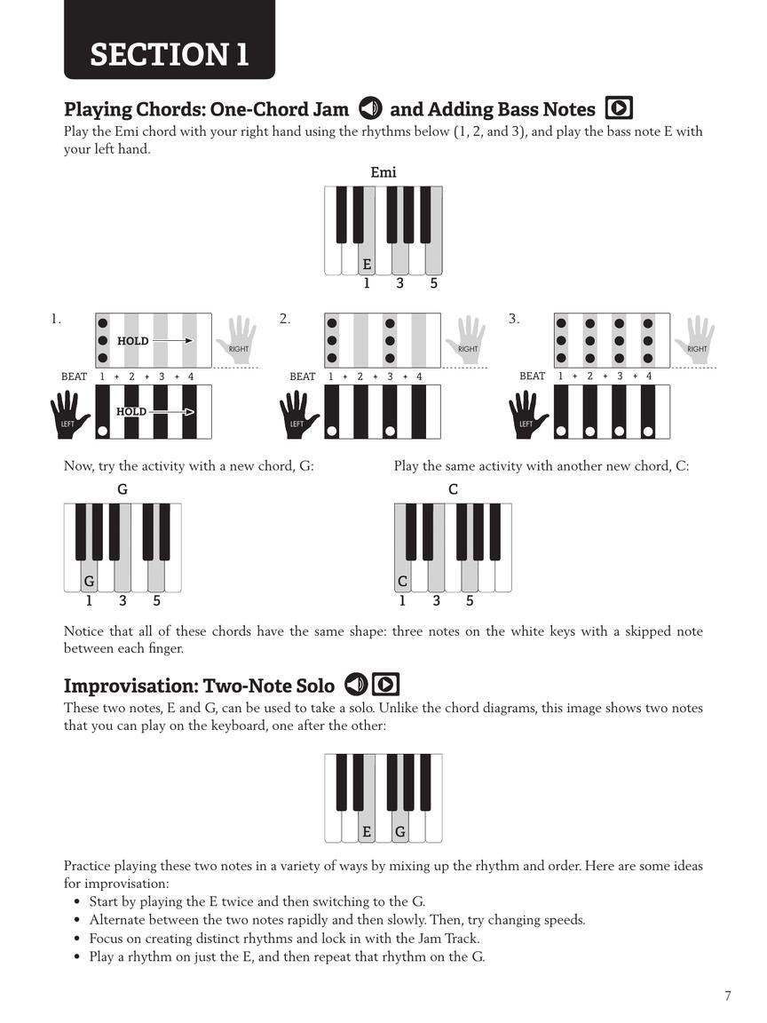 Modern Band Method – Keyboard, Book 1