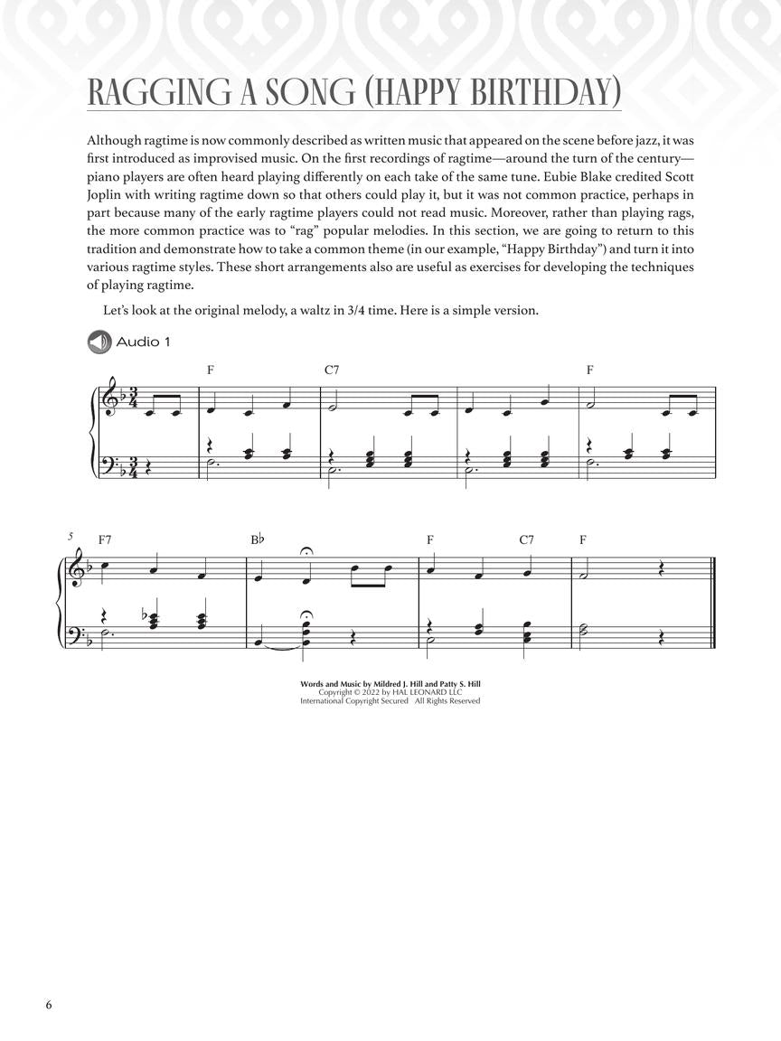 Ragtime Piano A Guide to Playing the Best Rags