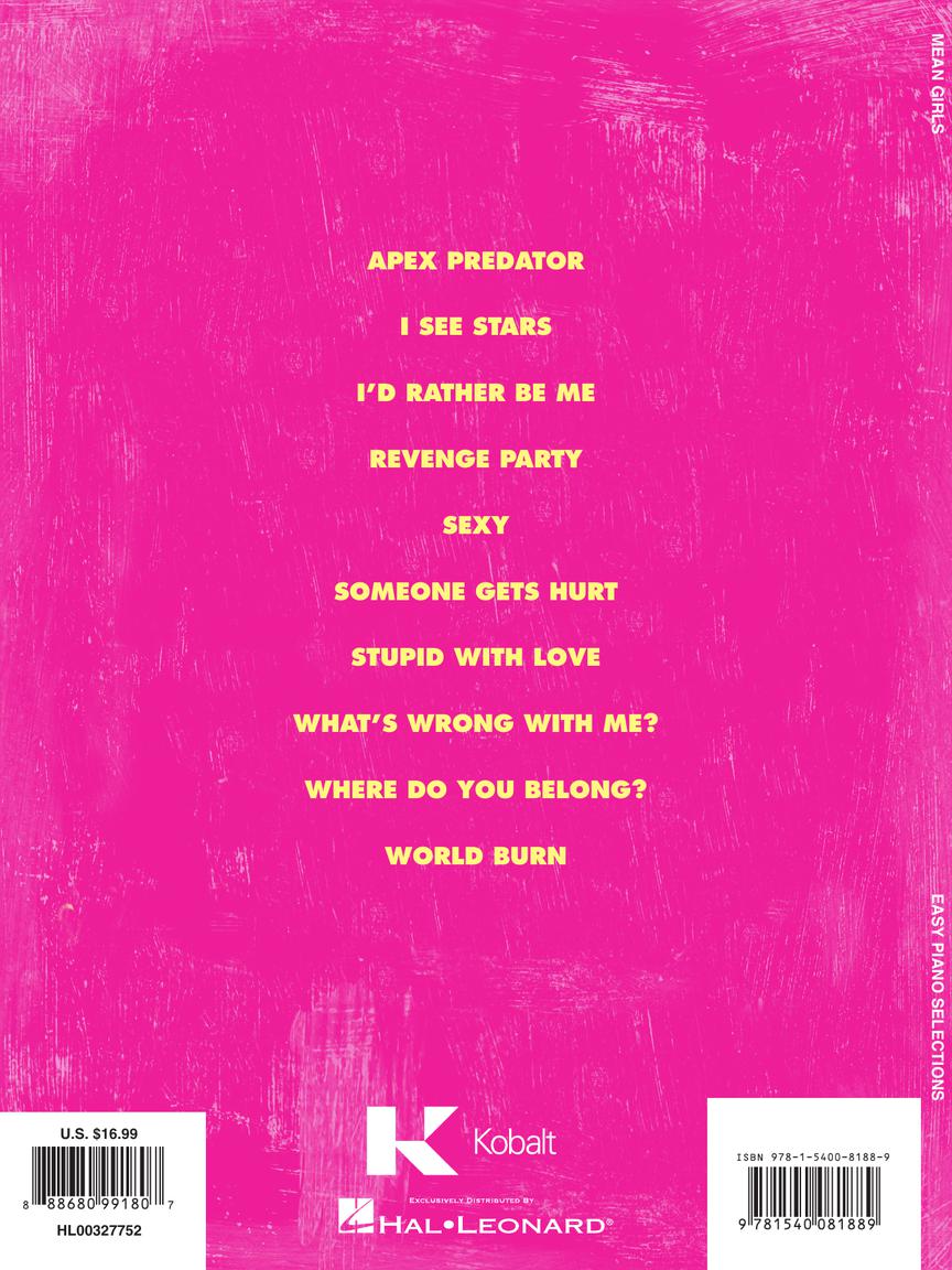Mean Girls - Easy Piano Selections