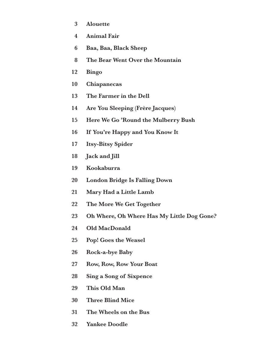26 Children's Songs