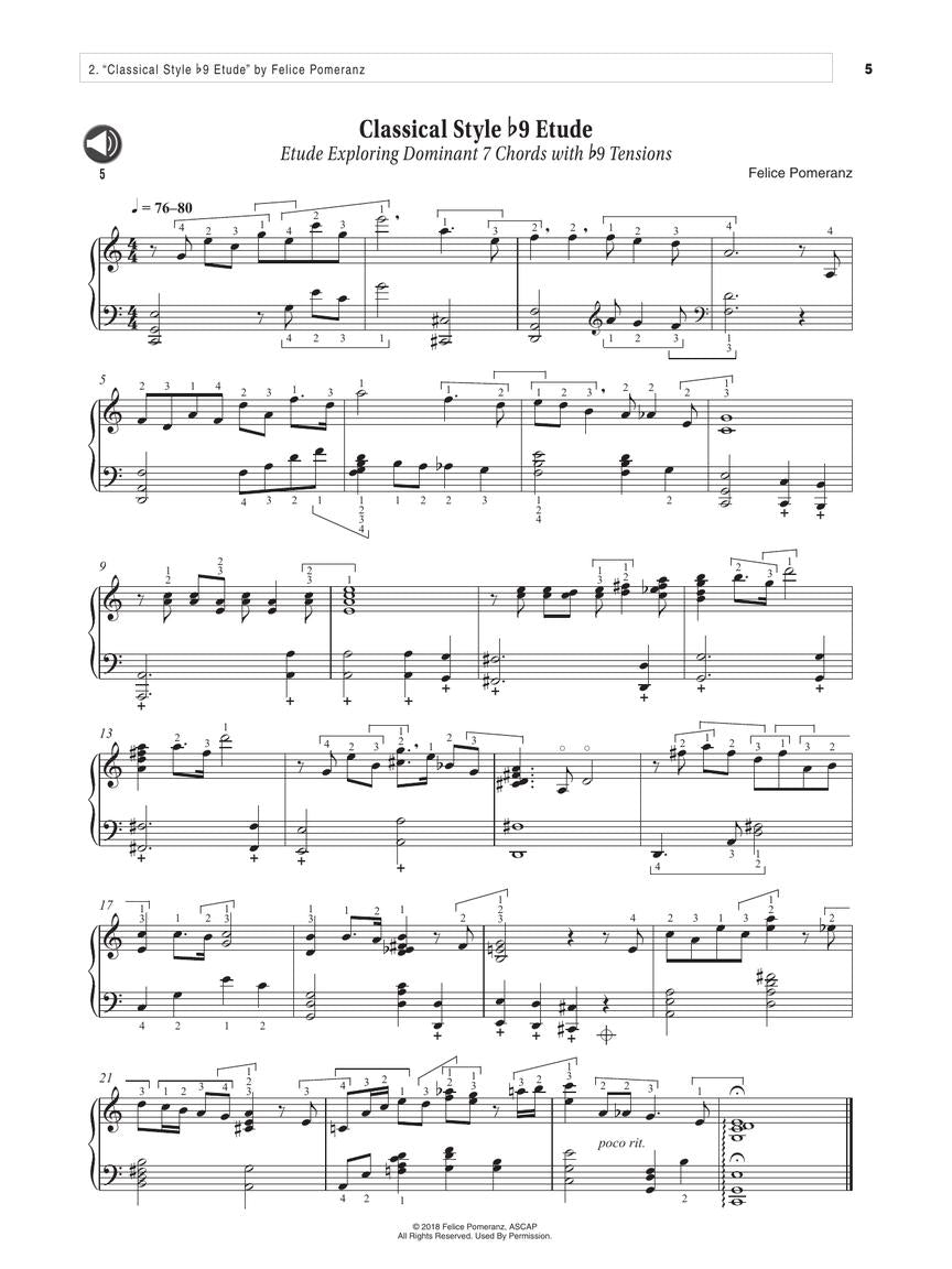 Pomeranz Contemporary Etudes for Harp