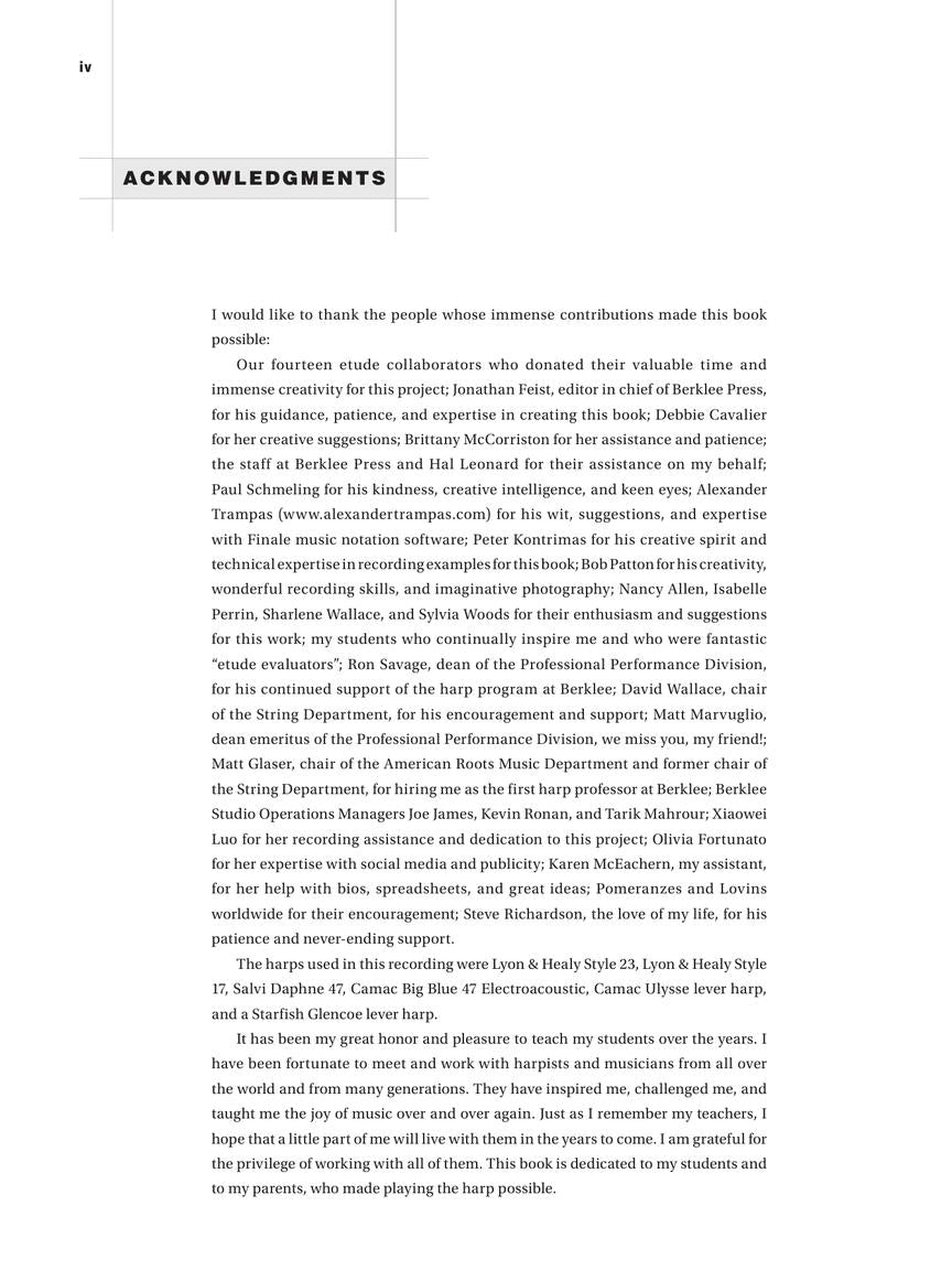 Pomeranz Contemporary Etudes for Harp