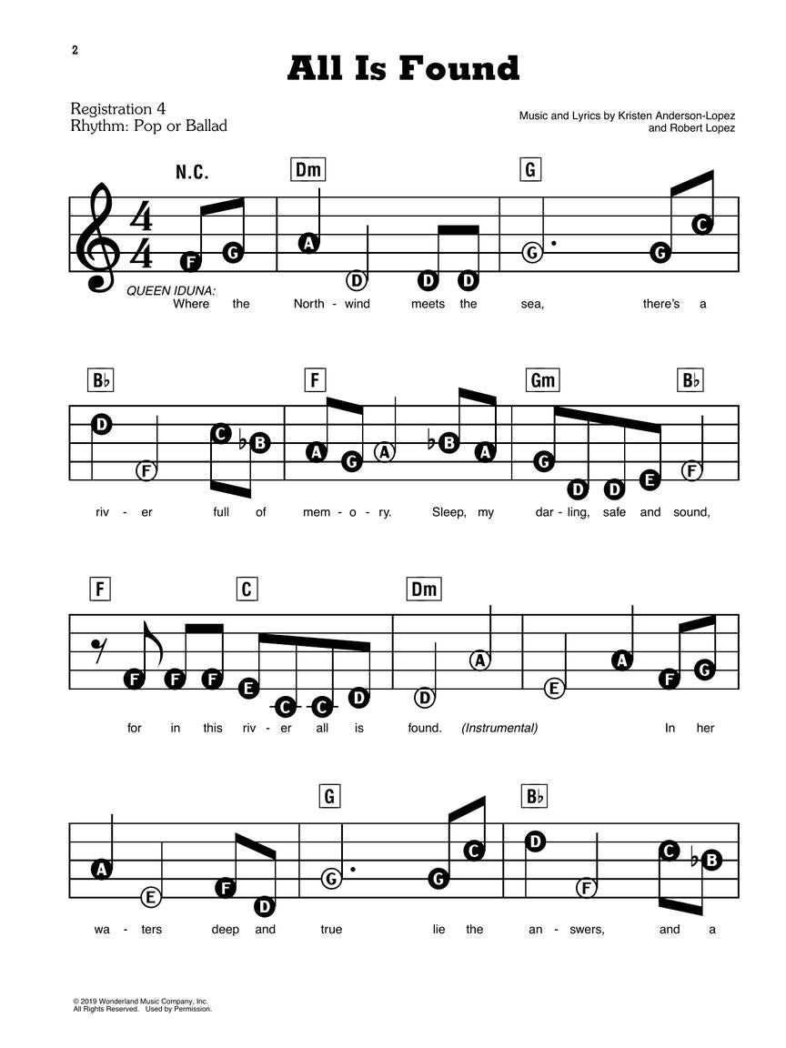 Frozen 2 E-Z Play Today Volume 149