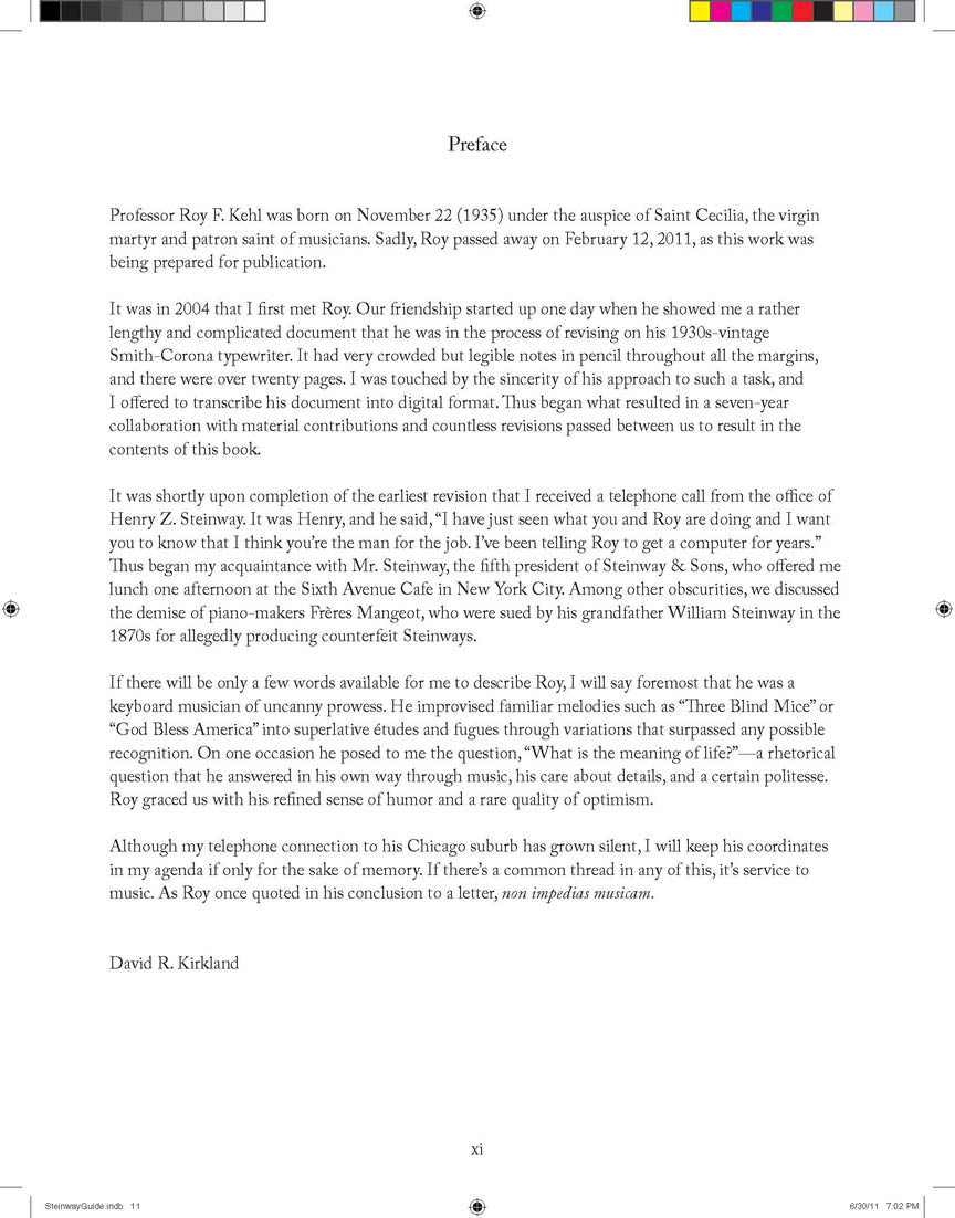 The Official Guide to Steinway Pianos