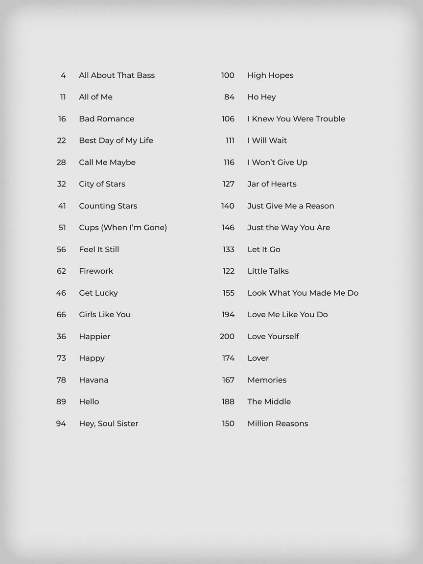 Songs of the 2010s: The New Decade Series – Updated Edition E-Z Play Today #371