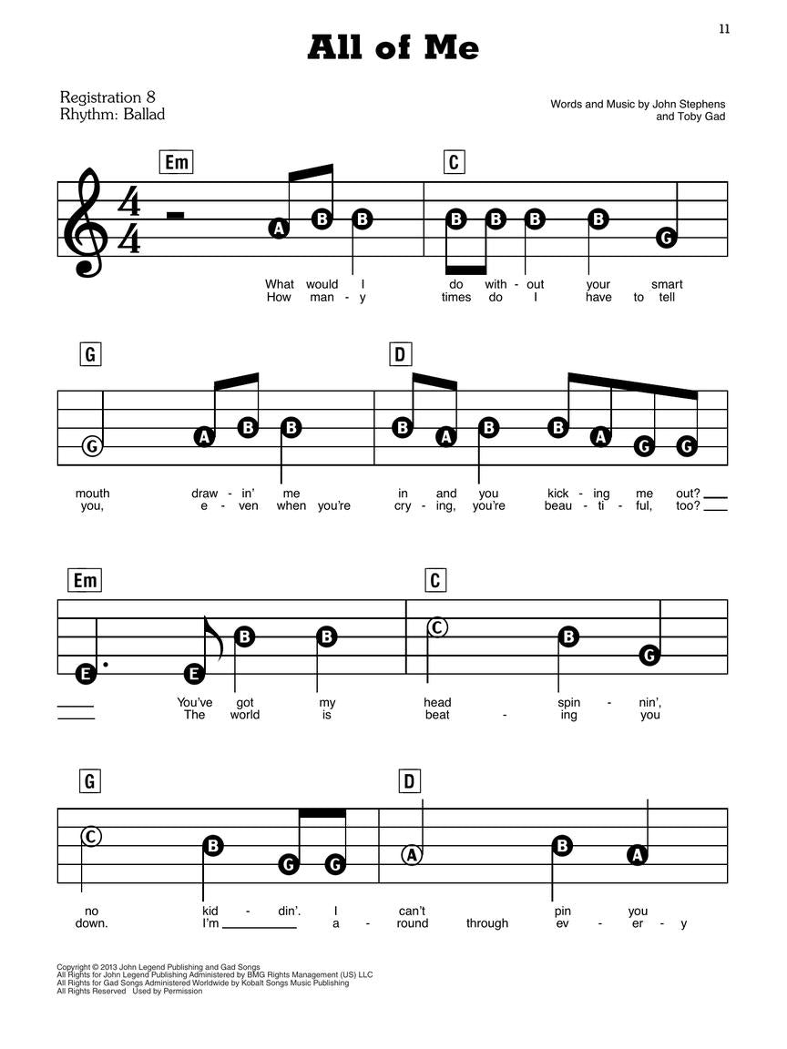 Songs of the 2010s: The New Decade Series – Updated Edition E-Z Play Today #371