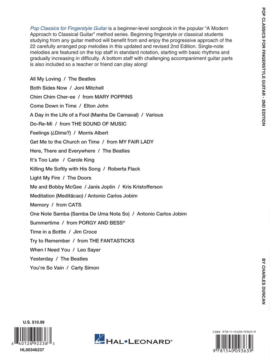 Pop Classics for Fingerstyle Guitar – 2nd Edition