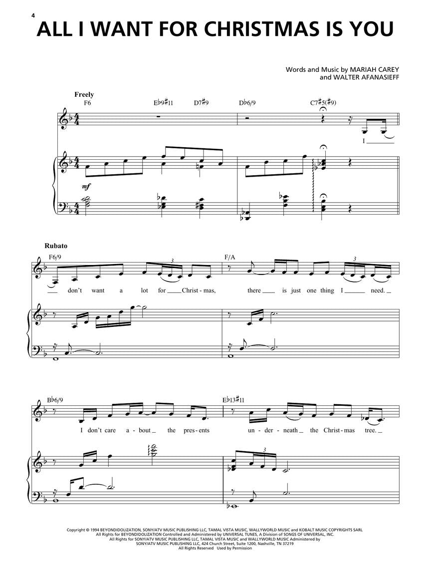 Christmas Standards Singer's Jazz Anthology – Low Voice