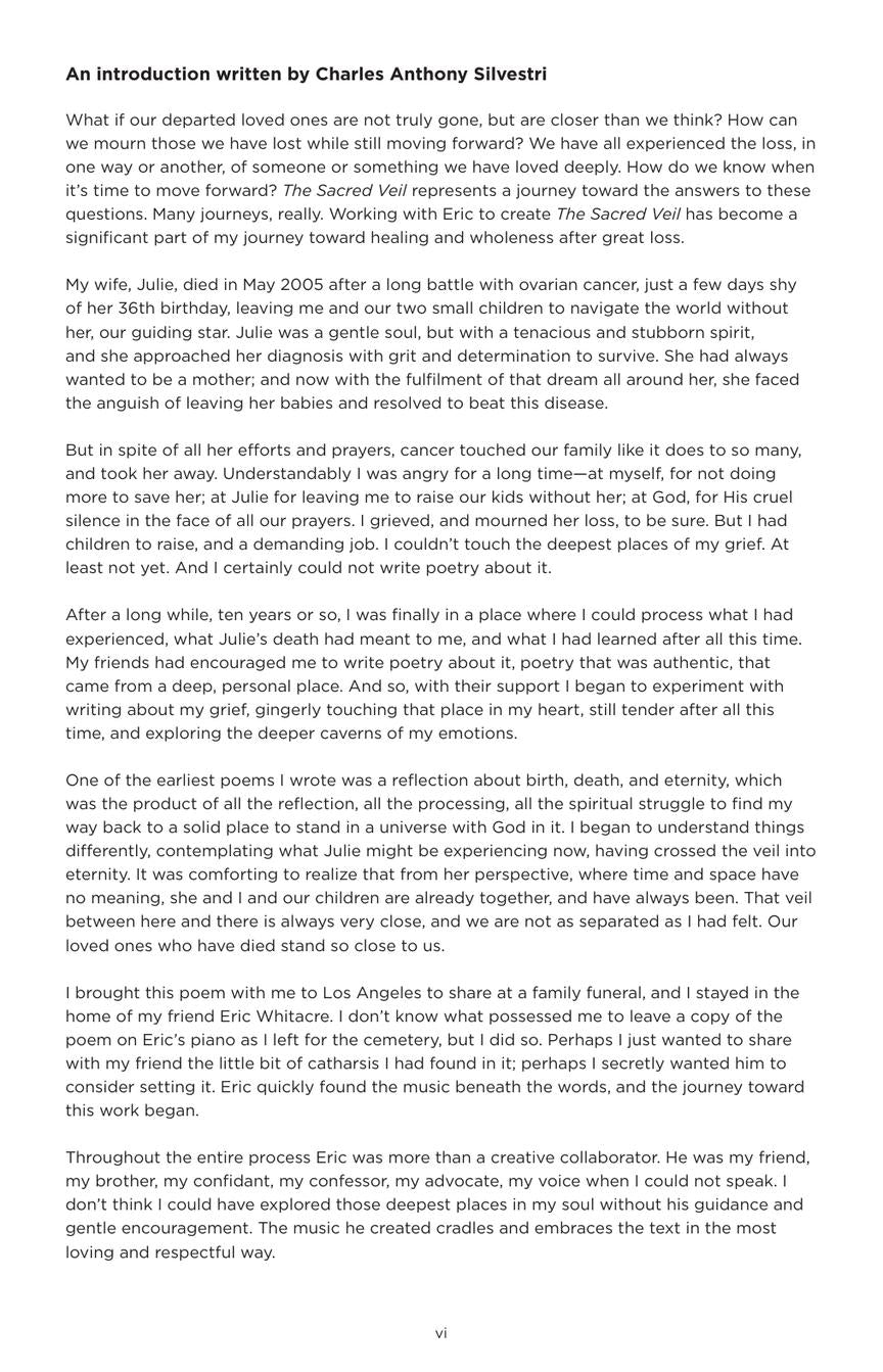 Whitacre The Sacred Veil SATB