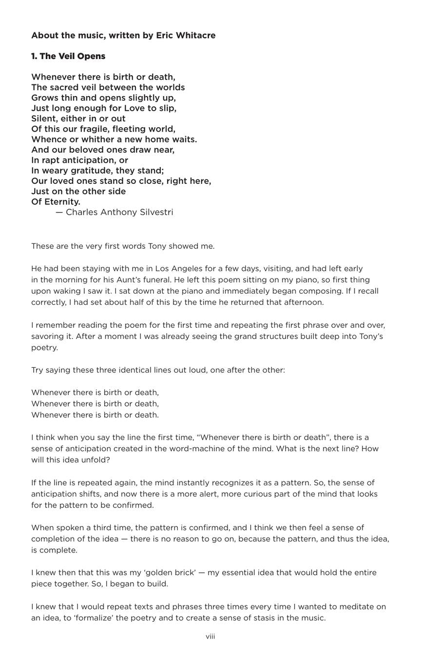 Whitacre The Sacred Veil SATB