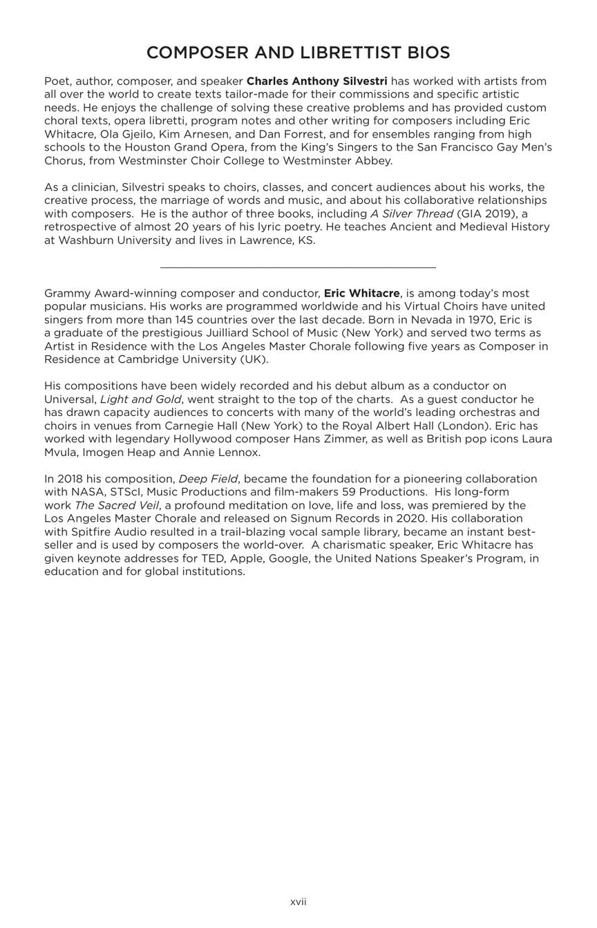 Whitacre The Sacred Veil SATB