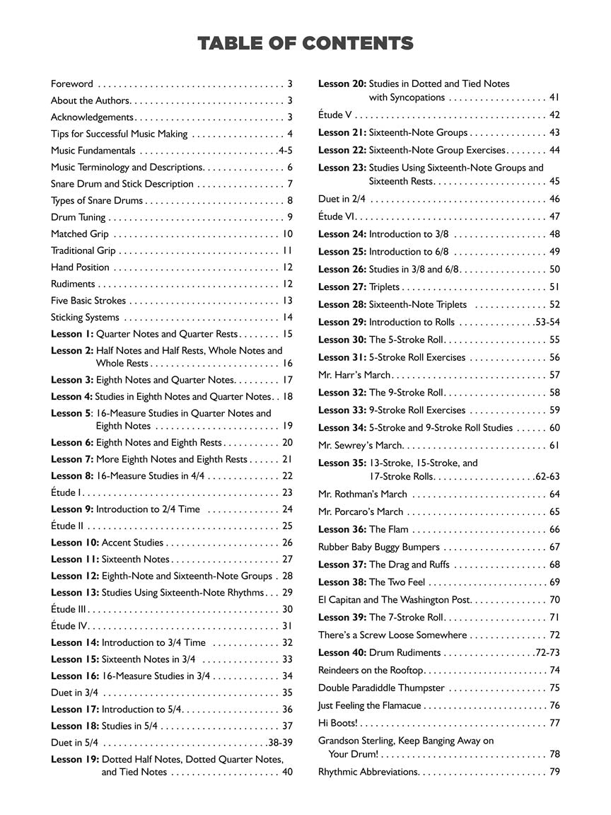 Hal Leonard School for Snare Drum