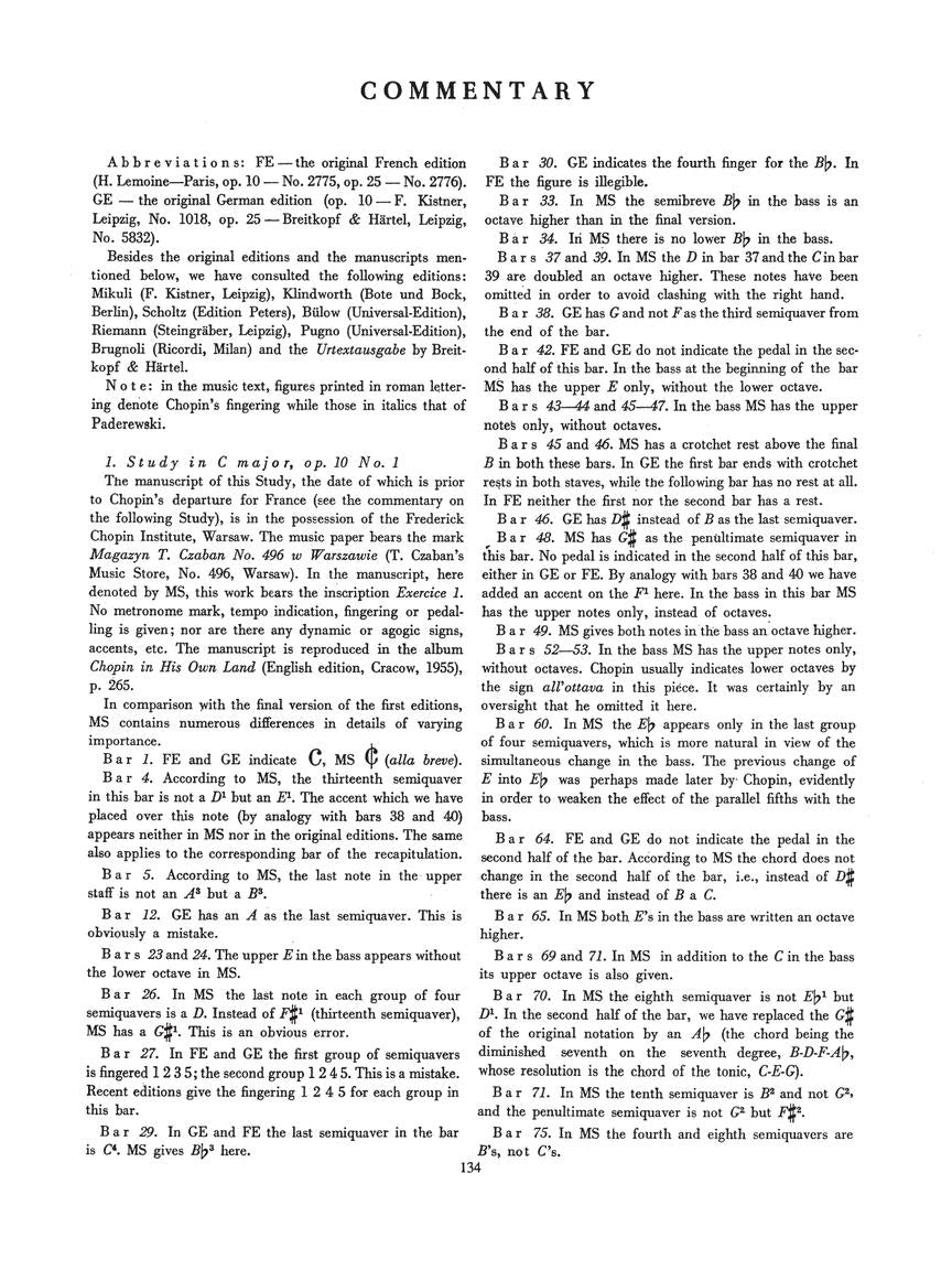 Chopin Studies Paderewski