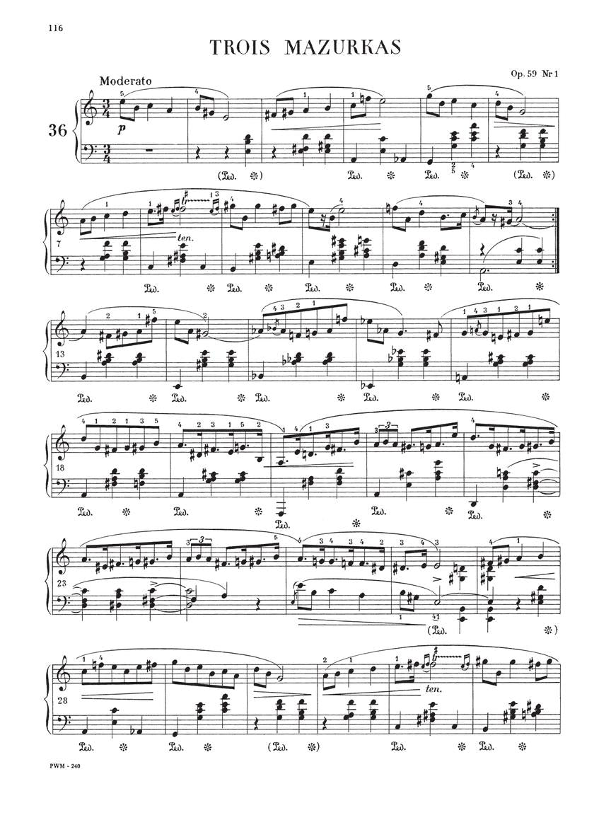 Chopin: Mazurkas Paderewski