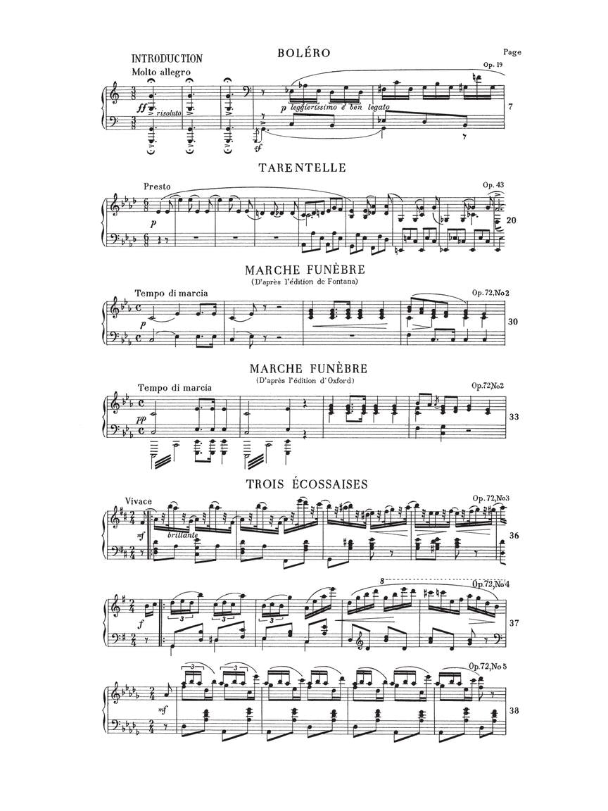 Chopin Minor Works