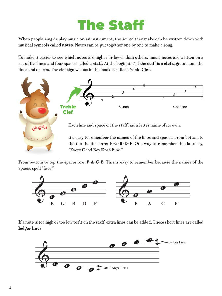 Christmas Carols Music Activity Book