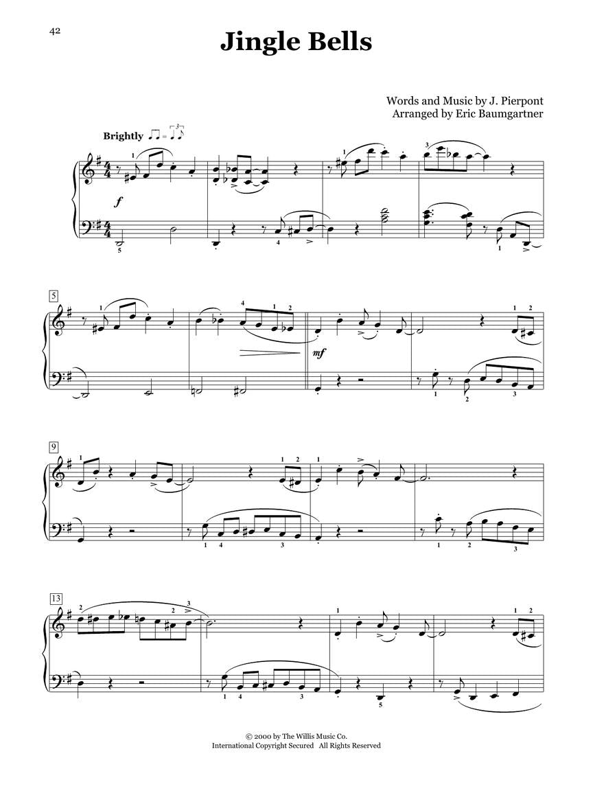 Eric Baumgartner's Jazz It Up! Christmas – 2nd Edition Mid-Intermediate Level