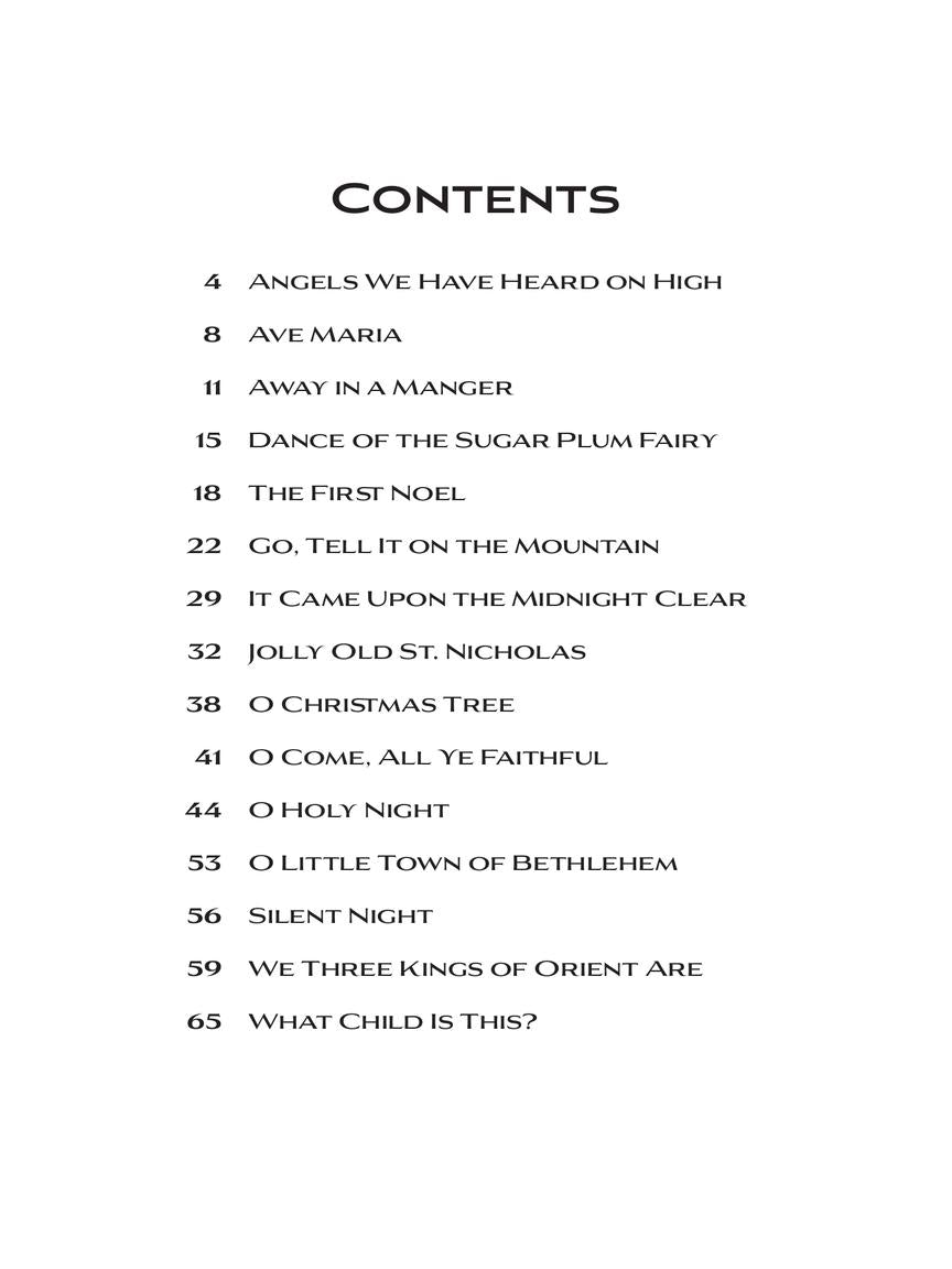 Christmas Songs for Solo Jazz Guitar