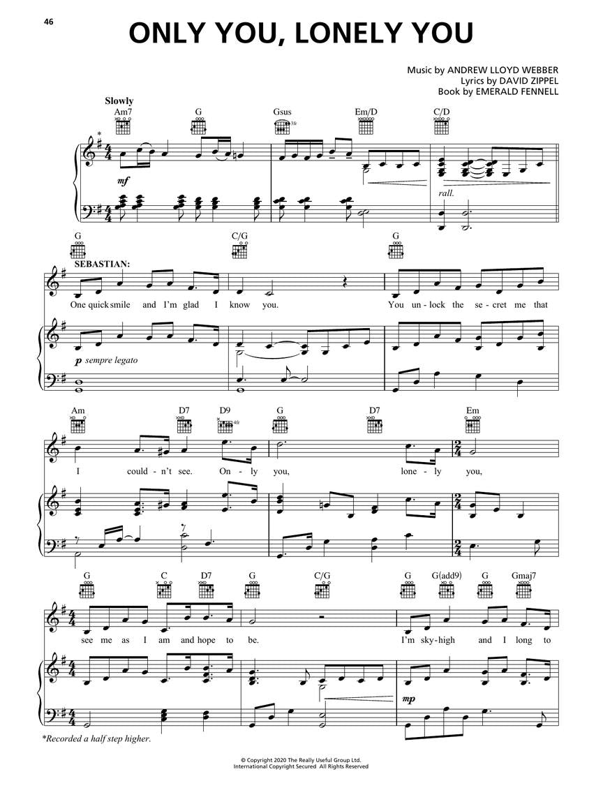 Cinderella Piano Vocal Selections